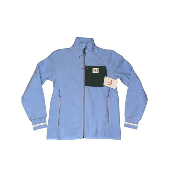 New Kari Traa Rothe Iris Midlayer Fleece Jacket Sz S Full Zip Gorpcore Womens - Picture 3 of 12